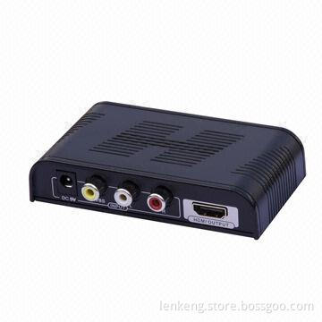 Video + Audio to HDMI 1,080P/720P Converter (Scaler), Automatic NTSC/PAL Video Format Detection